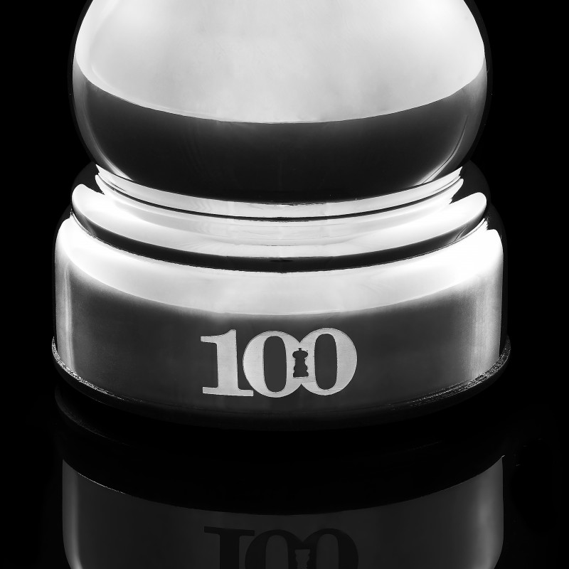 Coffret moulins sel et poivre Knightsbridge Inox 120 mm Acier inoxydable -  Cole&Mason