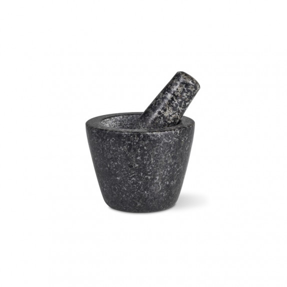 Mini mortier de cuisine et pilon en granit 10 cm