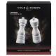 Coffret moulins sel et poivre London blanc brillant 180 mm Blanc Gloss